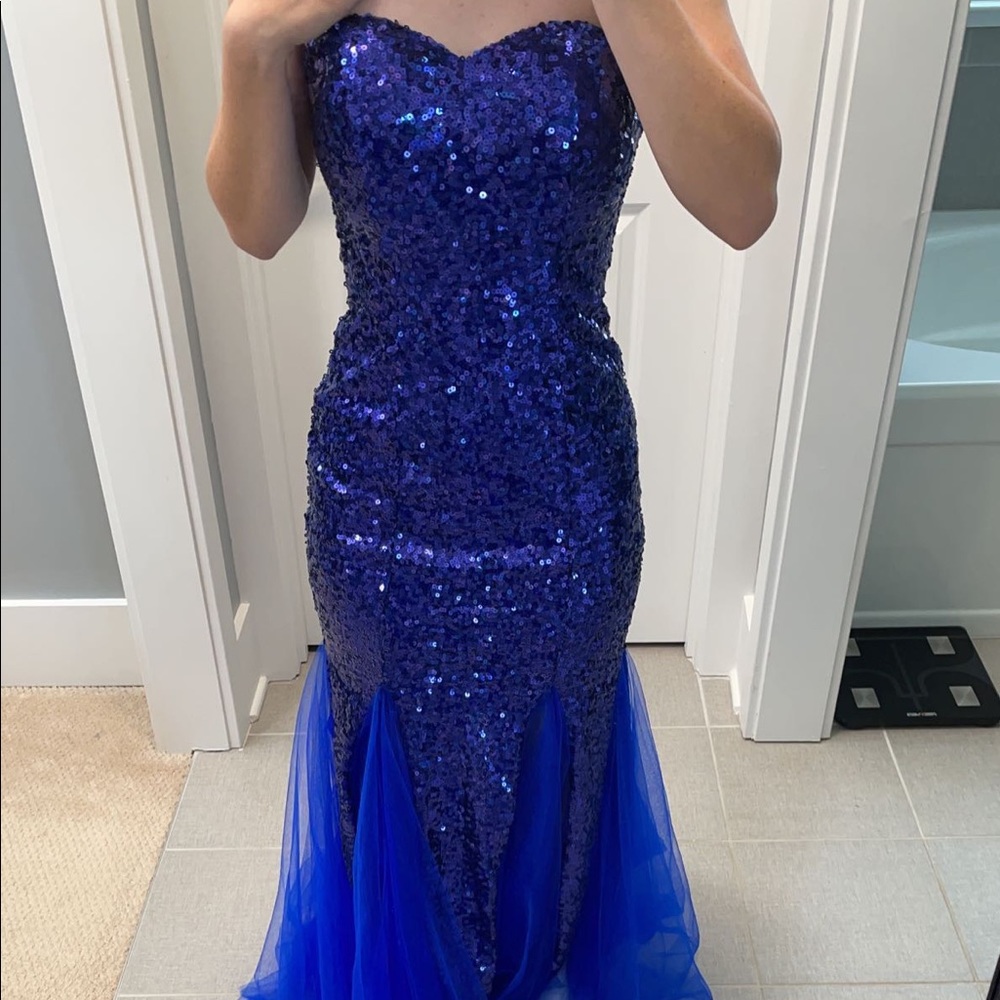 Beautiful Blue Prom Dress